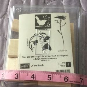 Stampin’ Up Of the Earth rubber stamp set